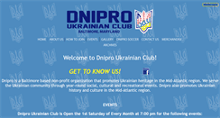 Desktop Screenshot of dniproclub.com